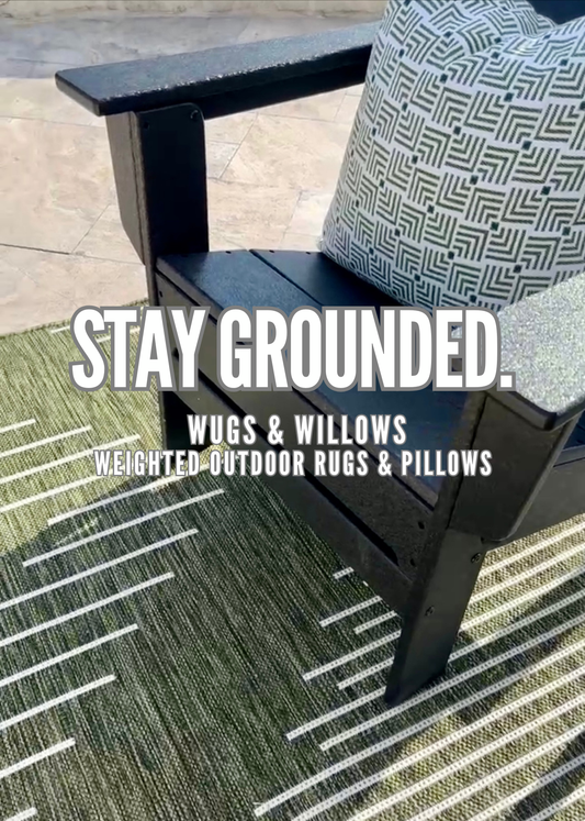 KEEP RUGS FROM BLOWING AROUND, RUG EDGES CURLING UP, OUTDOOR RUGS, RUG PROBLEMS, OUTDOOR PILLOWS BLOWING AWAY, HOME SOLUTIONS, OUTDOOR LIVING, PRODUCT MUST HAVES, AIRBNB, HOMEOWNERS, RV'ERS, RV'S, WEIGHTED